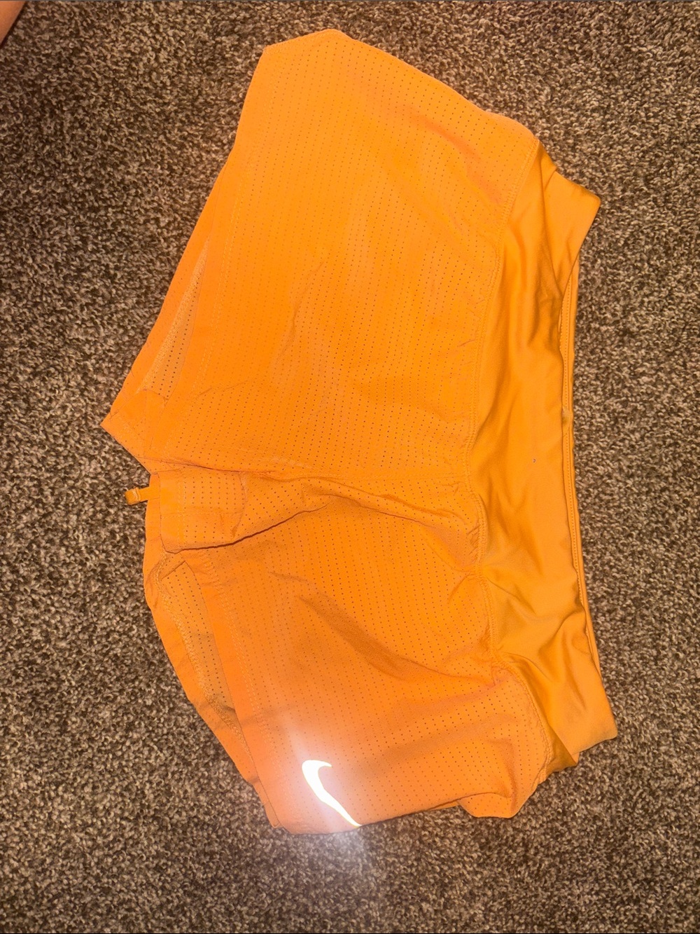 Nike Orange Athletic Shorts